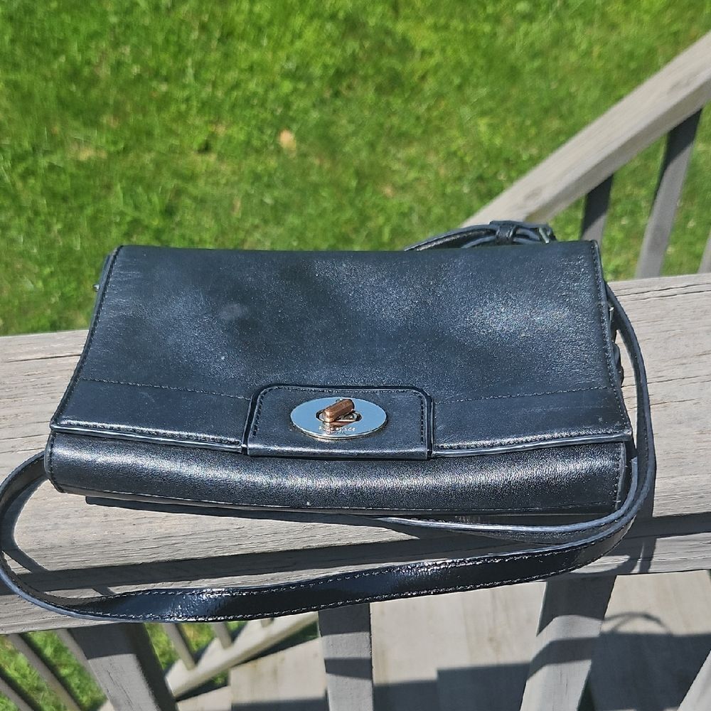Kate Spade Black Leather Crossbody Bag